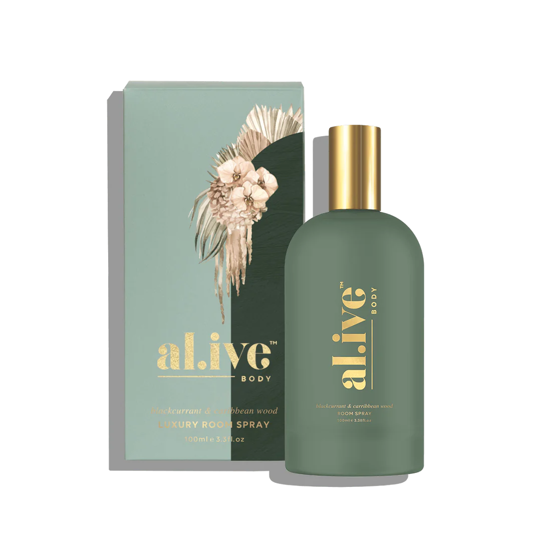 Room Spray Blackcurrant & Caribbean Wood - Al.ive Body