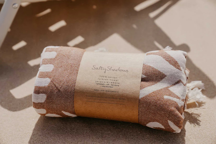 Turkish Towel - Salty Shadows