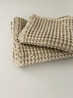 100% Organic Cotton Rustic Waffle Face Cloth