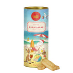 Christmas Shortbread Tube Santa On The Beach - Gourmet Brands