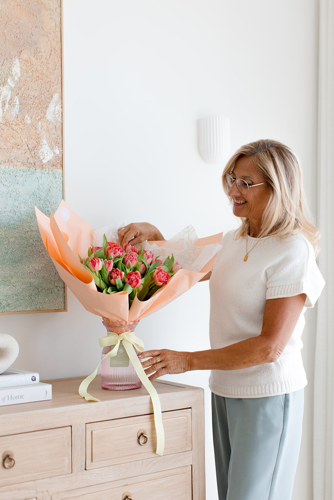 Double Tulip Market Bunch – Mother's Day Flowers