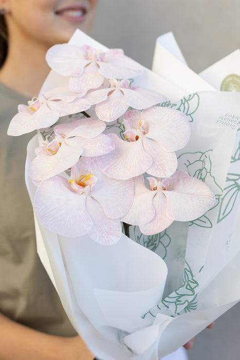 Phalaenopsis Orchid Stem Wrapped