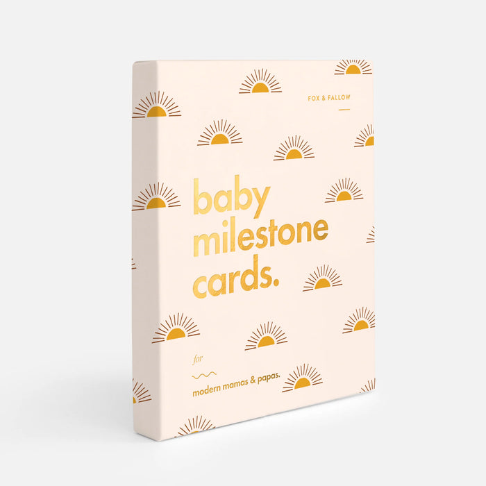 Baby Milestone Cards - Fox And Fallow