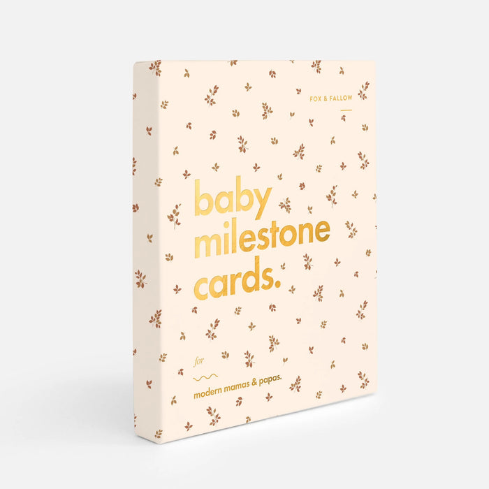 Baby Milestone Cards - Fox And Fallow