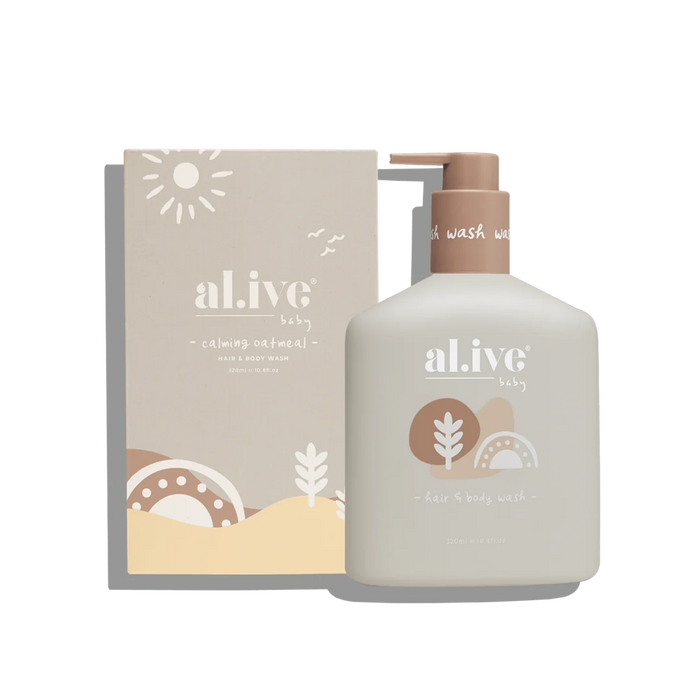 Calming Oatmeal Baby Hair and Body Wash - Al.ive Body