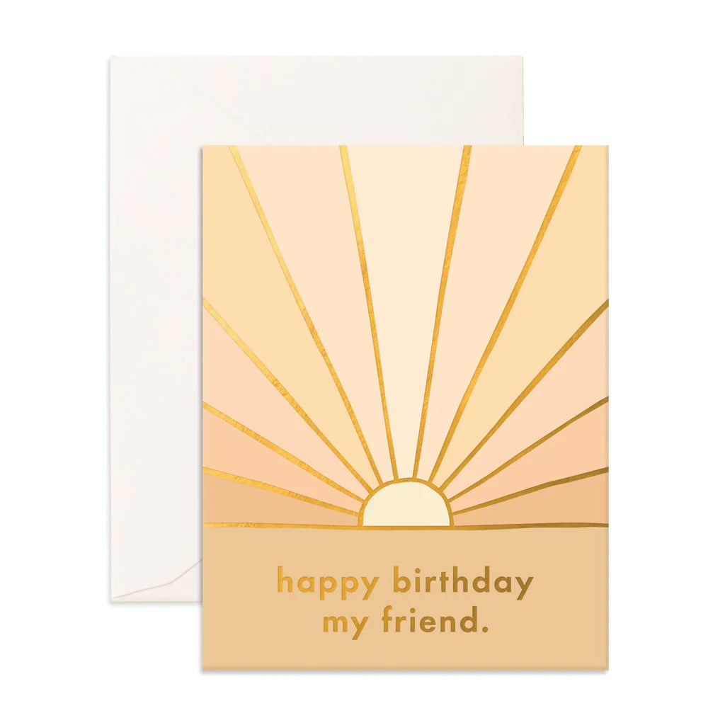 Greeting Card - Fox And Fallow