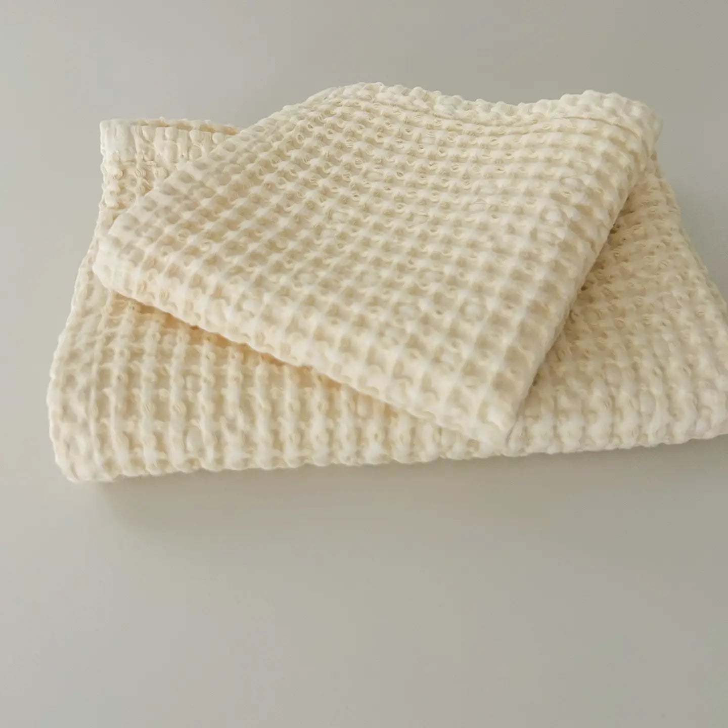 100% Organic Cotton Rustic Waffle Face Cloth