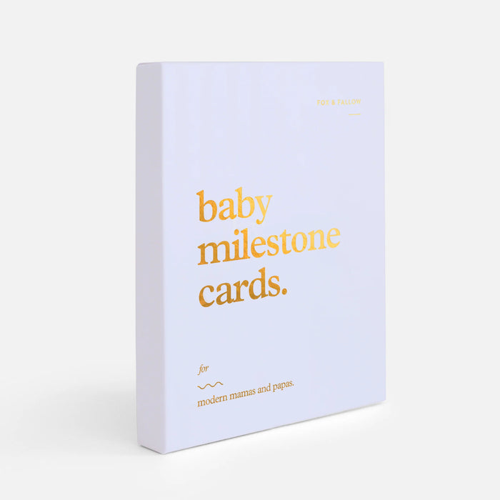 Baby Milestone Cards - Fox And Fallow