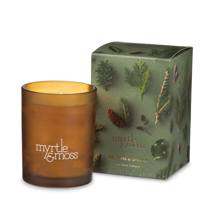 Fir, Pine and Spruce Christmas Candle - Myrtle and Moss